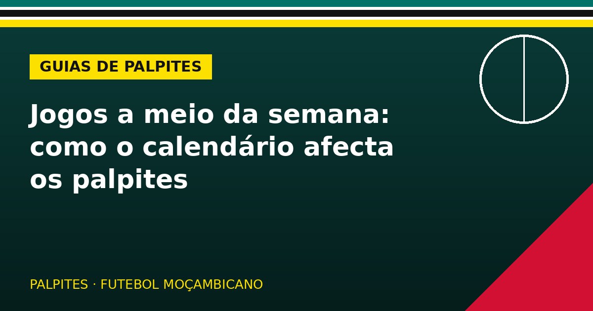 Jogos a meio da semana: como o calendário afecta os palpites